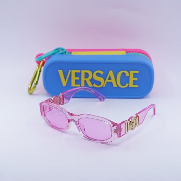 Versace Kids VK4429U 5370/5 Geometric Sunglasses - Pink/Fuchsia - Picture 1 of 10